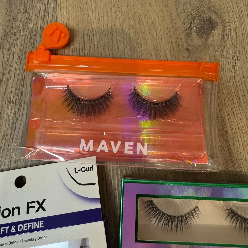 Ardell Eylure Maven Jacky Luvv False Eyelashes Bundle 4 Pairs Faux Mink Vegan